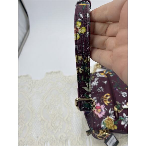 Andrew Marc New York Women’s Purple Floral Purse Handbag NWT - Picture 12 of 13